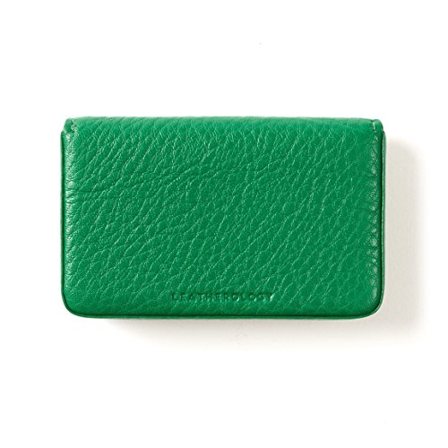 Business Card Case - Full Grain Leather - Kelly Green (green) - Thumbnail 2