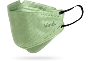 Kind 3D Willow Face Mask – 4-Layer Disposable, Lightweight & Comfortable Fit, Adult Small Size, Individually Wrapped, Reseala