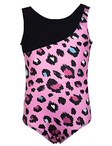 Wah Na Toddler Girls Pink One Piece Gymnastics Unitard For 6x