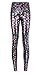 Alaroo Women Bling Mermaid Print Scale Leggings Pants Rainbow S