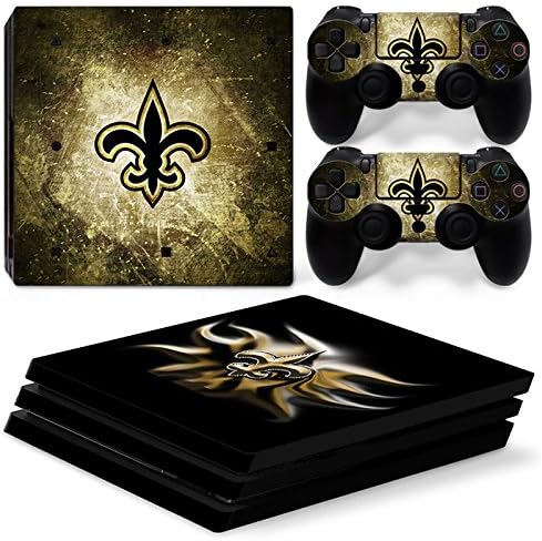 FriendlyTomato PS4 Pro Console and DualShock 4 Controller Skin Set - Football NFL - PlayStation 4 Pro Vinyl