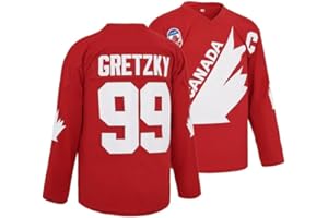 Mens Gretzky #99 Ice Hockey Jersey Team Canada Christmas Stitched Hockey Jersey Red S-3XXL