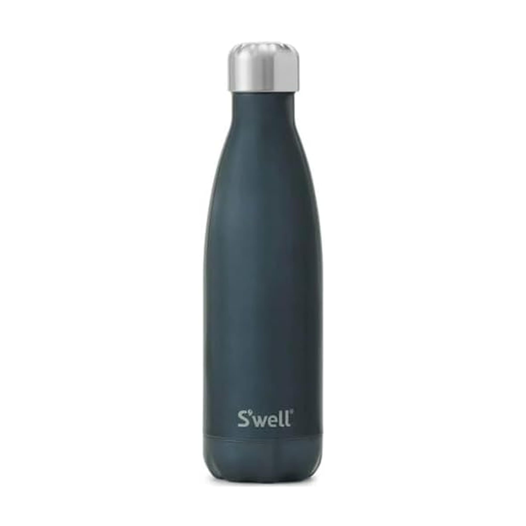 S'well Stainless Steel Water Bottle - 500ml - Blue Suede - Triple-Layered Vacuum-Insulated Containers Keeps Drinks Cold for 36 Hours and Hot for 18 - with No Condensation - BPA-Free - Perfect for On the Go