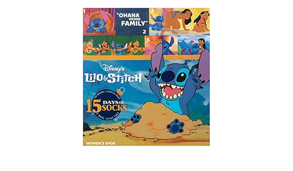 Disney Lilo Stitch Calendrier De L Avent 12 Jours De Chaussettes 3 Chaussettes Bonus Femme Amazon Ca Mode Disney Lilo Stitch Calendrier De L Avent 12 Jours De Chaussettes 3 Chaussettes Bonus Femme Amazon Ca Mode