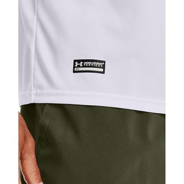 UNDER ARMOUR MEN’S UA TACTICAL TECH™ SHORT SLEEVE T-SHIRT SM WHITE