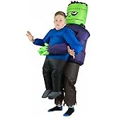 Bodysocks Scary Frankenstein Inflatable Costume for Kids (Age 6+)