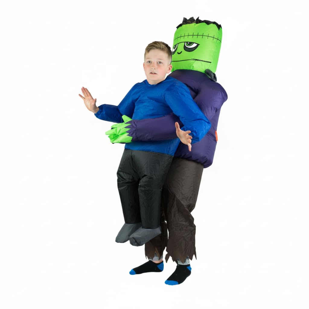 Bodysocks Fancy Dress Inflatable Frankenstein Monster Lift You Up Costume for Kids
