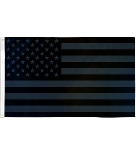 Amazon.com : All Black American Flag 3x5 Ft Polyester Vivid Color