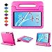 LTROP Lenovo TAB 4 8 Plus Case Portable Light Weight Shock Proof Convertible Handle Stand Case Cover for Lenovo TAB 4 8 Plus 2017 Tablet (TB-8704F/N), Rose