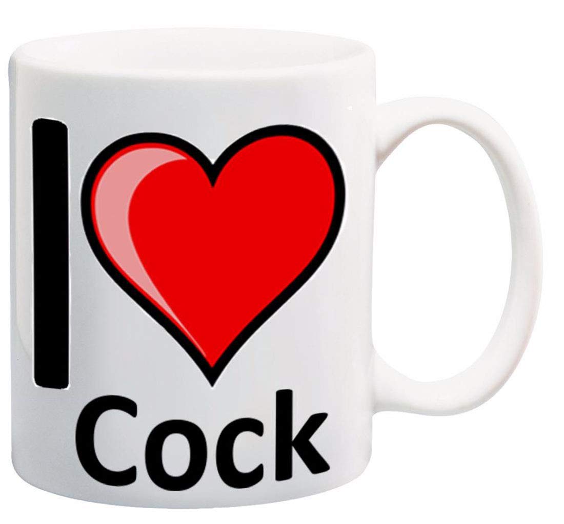 Partybitz I Love Cock 11oz Ceramic Mug