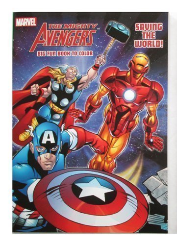 Marvel Mighty Avengers 96 pg Coloring & Activity Book "Saving The World"