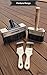 Perdura Duet Sash Trim Paint Brush Twin Pack - 2 inch Professional Quality Flat and Angled Brushes for Cutting Trim and Detail Work - Water and Oil Based Paints - Contractor or DIY - Home Art + Craft