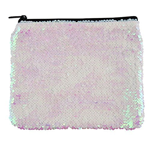 Style.Lab by Fashion Angels Magic Sequin Pouch - Pink Iridescent/White
