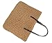 Molodo Summer Straw Handbags Top Handle Crossbody Shoulder Satchels Tote Beach Purse Bags (Light-coffee1)