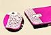 Galaxy Note 3 Case ,LA GO GO(TM) Beauty Luxury Diamond Hybrid Glitter Bling Hard Shiny Sparkling with Crystal Rhinestone Metal Aluminum Back Cover Case for Samsung Galaxy Note 3 N9000 (Hot Pink, Galaxy Note 3)