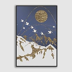 SIGNFORD Framed Canvas Home Artwork Decoration Abstract Scenery...