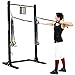 Squat Rack Straps and Chart Hooks - Compatible with Crossover Cord Shoulder Resistance Bands - Crossover Symmetry