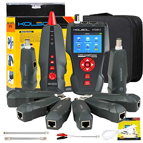 Network Cable Tester, AT226C NF8601W LAN Cable Tester RJ45