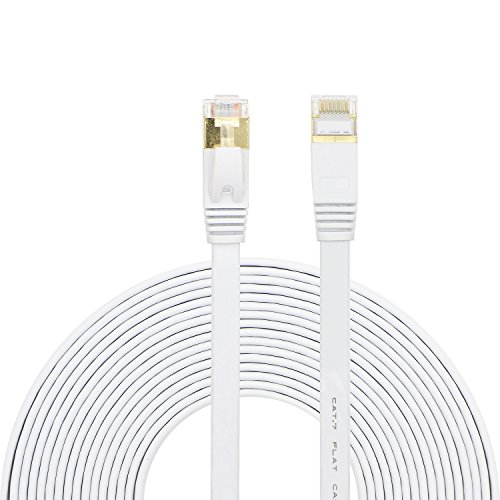 Pasow cat7 10 gigabit ultra flat ethernet patch cable s…