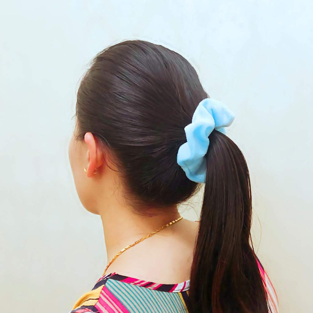 46 Pc Women Or Girls Hair Ties Scrunchie Scrunchies Accessories