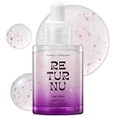 Returnu The Firm Ampoule, Anti-Aging Face Serum with Peptides, Bakuchiol & Korean Thistle, Firm & Lift, Wrinkle Care, Reduce Facial Puffiness, Vegan Korean Skincare (30ml / 1.01 fl. oz)
