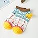 Timntts Women's No Show Socks Low Cut Short Cotton Ankle Sock (US, Numeric, 4, Regular, Regular, Flamingo)