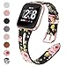 QIBOX Leather Bands Compatible with Fitbit Versa/Versa 2, Slim Vintage Leather Band Replacement Strap Women Man Wristband Accessories Compatible with Fitbit Versa 2 Smartwatch