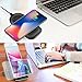 Cubevit Foldable 10W Fast Wireless Charger, [3 Coils] Qi Fast Wireless Charging Pad Stand for Galaxy Note 9/8/5 S9/S9+ S8/S8+ S7/S7 Edge, Standard Charge for Apple iPhone Xs MAX/XR/XS/X/8 (Black)