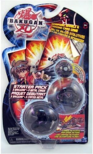 Bakugan Starter 3 Pack: Darkus (Black)