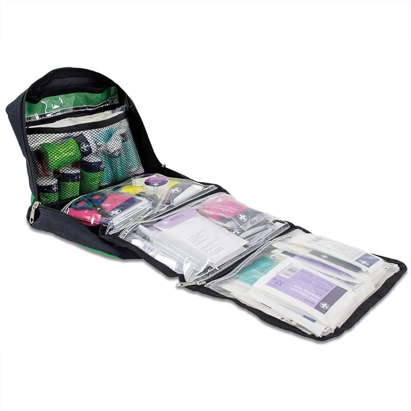 Kit de Primeiros Socorros Completo 309 Peças Primeiros Socorros para Exteriores - Kit que cumpre os padrões europeus para atividades interiores e exteriores