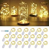 FELISHINE 20 Packs Fairy String Lights, 6.6FT 20