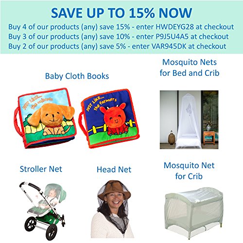 OUR BEST SOFT BOOK for BABIES Fabric Activity Crinkle Cloth Books, Handmade Educational Toys for Baby, 1 Year Old, Toddler with Peekaboo Flap, Interactive Baby Shower Gifts Boy Girl, Gift Box & eBook