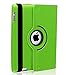 AiSMei Case for 9.7-Inch iPad 5th (2017)/ iPad 6th (2018)/ iPad Air (2015), Rotating Protective Case Cover w/Auto Wake/Sleep Function,Green