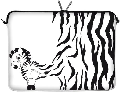 DIGITTRADE LS111-11 Zebra Designer Netbook Sleeve 11.6" Laptop Bag "Made in Germany" Tablet Cover neoprene soft carry case up to 11.6 inch (29.5 cm)