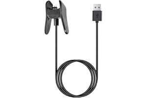 Kissmart Charger for Garmin Vivosmart 4, Replacement Charging Data Cable Clip Cord for Garmin Vivosmart 4 [3.3ft/1m]
