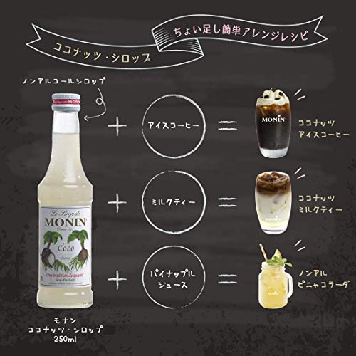 Monin Kokos / Coco Sirup, 250 ml Flasche – Bild 8