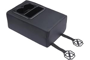 Car Rear Seat Armrest Box | Automotive Arm Rest Booster Pad,Car Rear Seat Armrest 2 Row Console Box | for SUV Truck Vehicle A