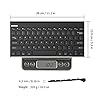 Arteck-Bluetooth-Keyboard-Stainless-Steel-Universal-Portable-Wireless-Bluetooth-Keyboard-for-iOS-Android-Windows-Tablet-PC-Smartphone-Built-in-Rechargeable-6-Month-Battery Arteck Bluetooth Keyboard, Stainless Steel Universal Portable Wireless Bluetooth Keyboard for iOS, Android, Windows…