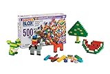 Build'n Blox 500 Building Blocks, 500 Building Bricks with 12 Colors 14 Different Shapes - Great Building Toy Set for Gift Birthday Holidays | 500 1000 Pieces Leading Brands Compatible