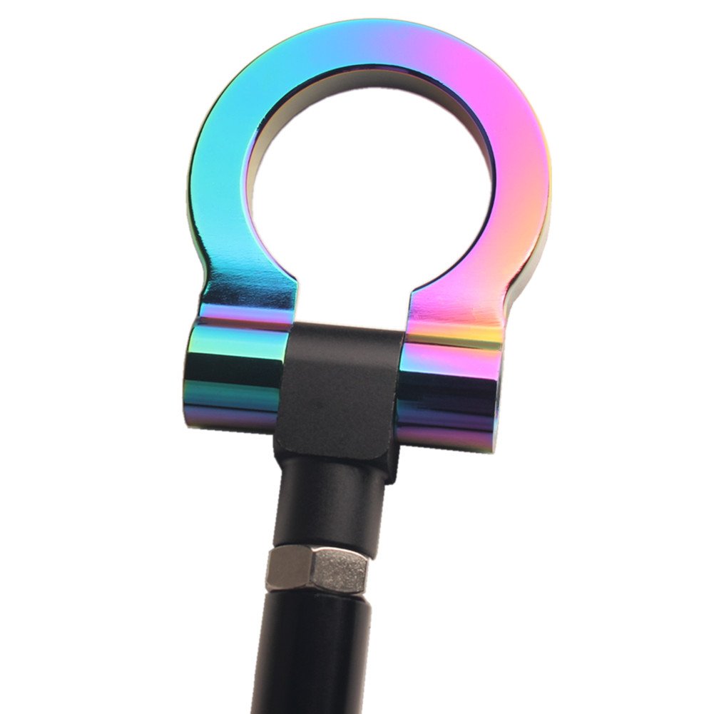 DEWHEL JDM Folding Screw On Racing T2 Tow Hooks Front Rear DEWHEL JDM Folding Screw On Racing T2 Tow Hooks Front Rear