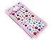 yueton 5 Sheets Colorful Flower Style Assorted Size Self Adhesive Bling Rhinestone Craft Jewels Gem Diamond Sticker Embellishments