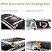 Rooftop Cargo Carrier Bag by Boltlink -100% waterproof 500 Denier Polyester Material -with Heavy-Duty Wide Straps & Buckles- Great Velcro Flap and Storage Bag -Easy to Install for Most Car,SUV