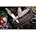 MEISHILOM Chef's Knife,Professional Stainless Steel Kitchen Knife with Wooden Handle,Full Tang 8-inch Chef's for Home/kitchen