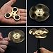 Fidget Spinner Toy Aluminium Alloy EDC Hand Spinner for Autism and ADHD Rotation Long Time Stress Relief Toys by NuoYaRen 102,gold
