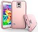 WeLoveCase S5 Case, Samsung Galaxy S5 Case protectiveHeavy Duty High Impact Defense Shield Hard PC Outer Shell with Inner Soft Rubber Hybrid 3 in 1 Combo Full-Body Armor Protective Case Rose Gold