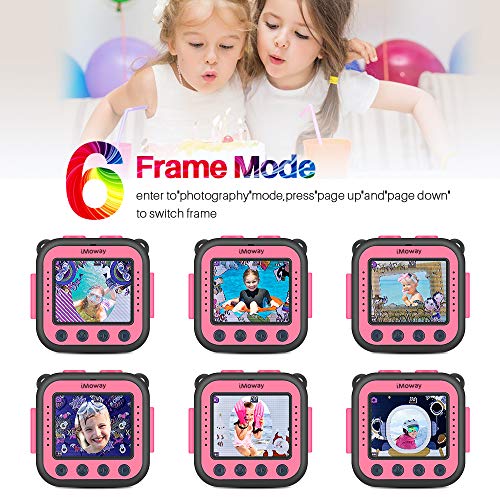 image for Kids Camera, iMoway Waterproof Video Cameras for Kids HD 1080P Kids Di