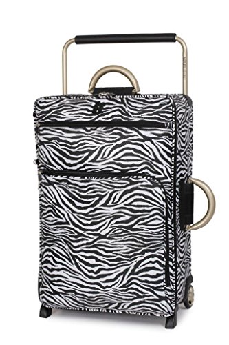 Two Wheel Trolley Suitcase Zebra Print 