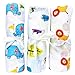 Premium Baby Swaddle Blanket to Calm Your Cranky Newborn Boy. 3 Pack Cotton Baby Blanket for Receiving, Swaddling, Nursing Covers. A Super Soft Muslin Swaddle Blanket Gift for Baby Shower.