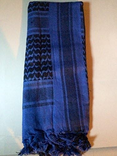 KM Outfitters® Blue/Black keffiyeh