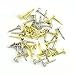 DYWISHKEY 320pcs Butterfly Clutch Metal Uniform Pin Badge Insignia Clutches Backs with Pins (Mix Color)